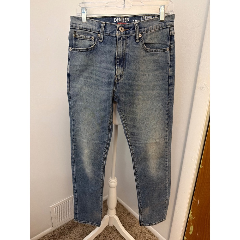 Denizen from Levi's 208 Regular Taper Fit Jeans Blue Medium Wash Denim Size 6